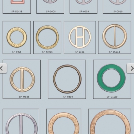 Metal ring & slider -swimwear buckle -19